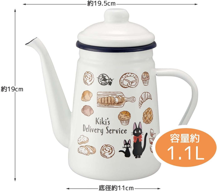 Skater ENKT1 Horo Lip Kettle, 0.3 Gal (1.1 L), Kiki's Delivery Service