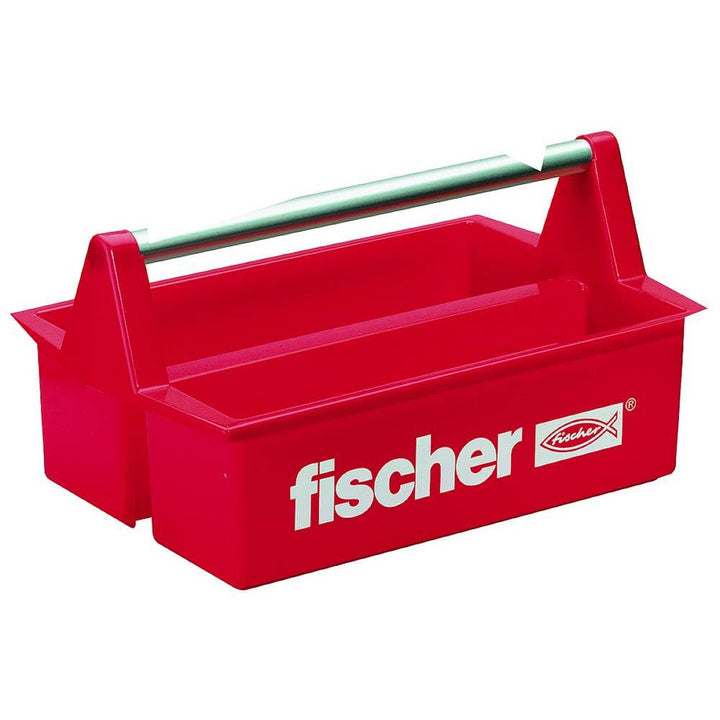 fischer Werkzeugkasten, der robuste und geräumige Werkzeugkoffer für professionelle Handwerker und p