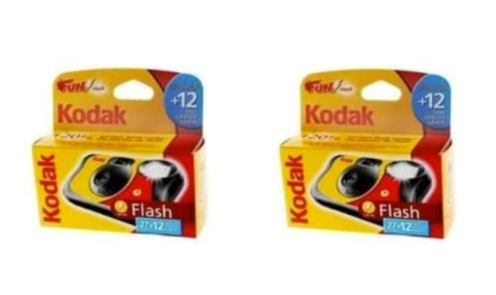 Kodak Einwegblitzkamera, 39 Aufnahmen, 2 Stück (1er Pack) Single, Single