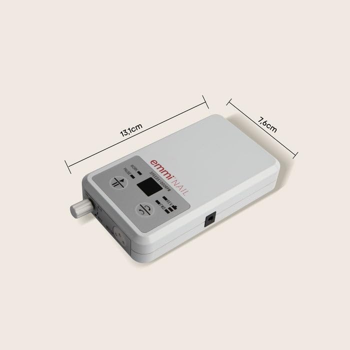 Emmi Nail Fräser I Elektrischer Fräser für Gelnägel I Elektrische Nagelfeile I Entfernt Gel & Lack (