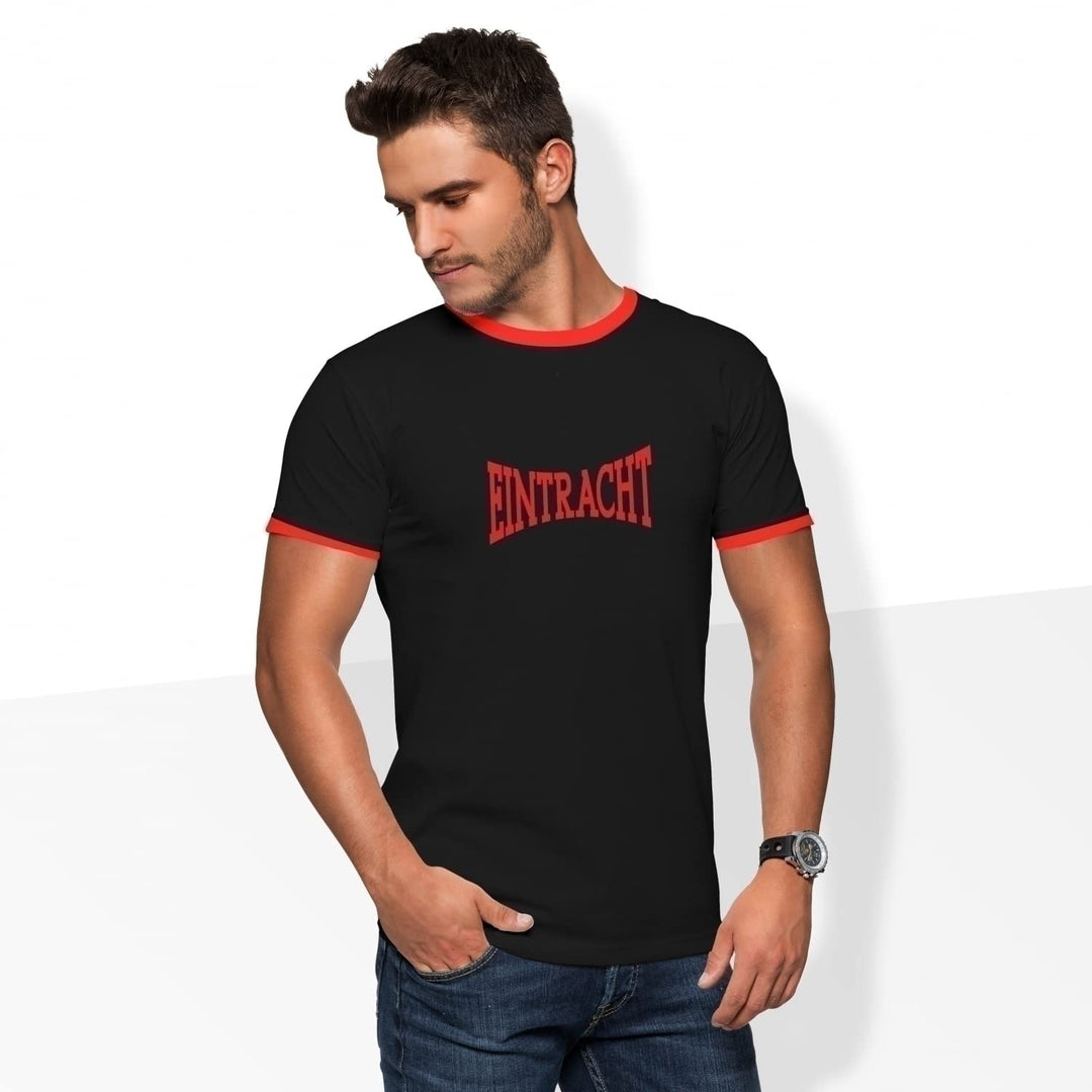 World of Football Ringer T-Shirt lons Eintracht L Schwarz, L Schwarz