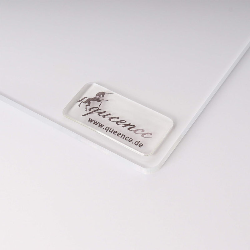 Queence | Hochwertiger Spuckschutz aus Acrylglas | Ideal für Verkaufs-/ und Empfangstresen | Thekena