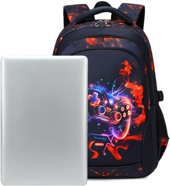 Schulrucksack Jungen Teenager Rucksäcke Kinder Schulranzen Grundschule Mittel Buchtasche Grosse Wass