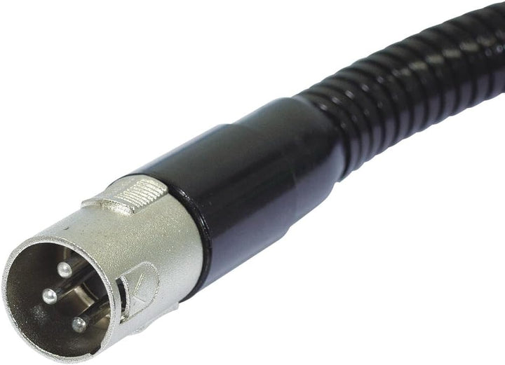 OMNITRONIC Gooseneck black XLR/XLR, 47cm
