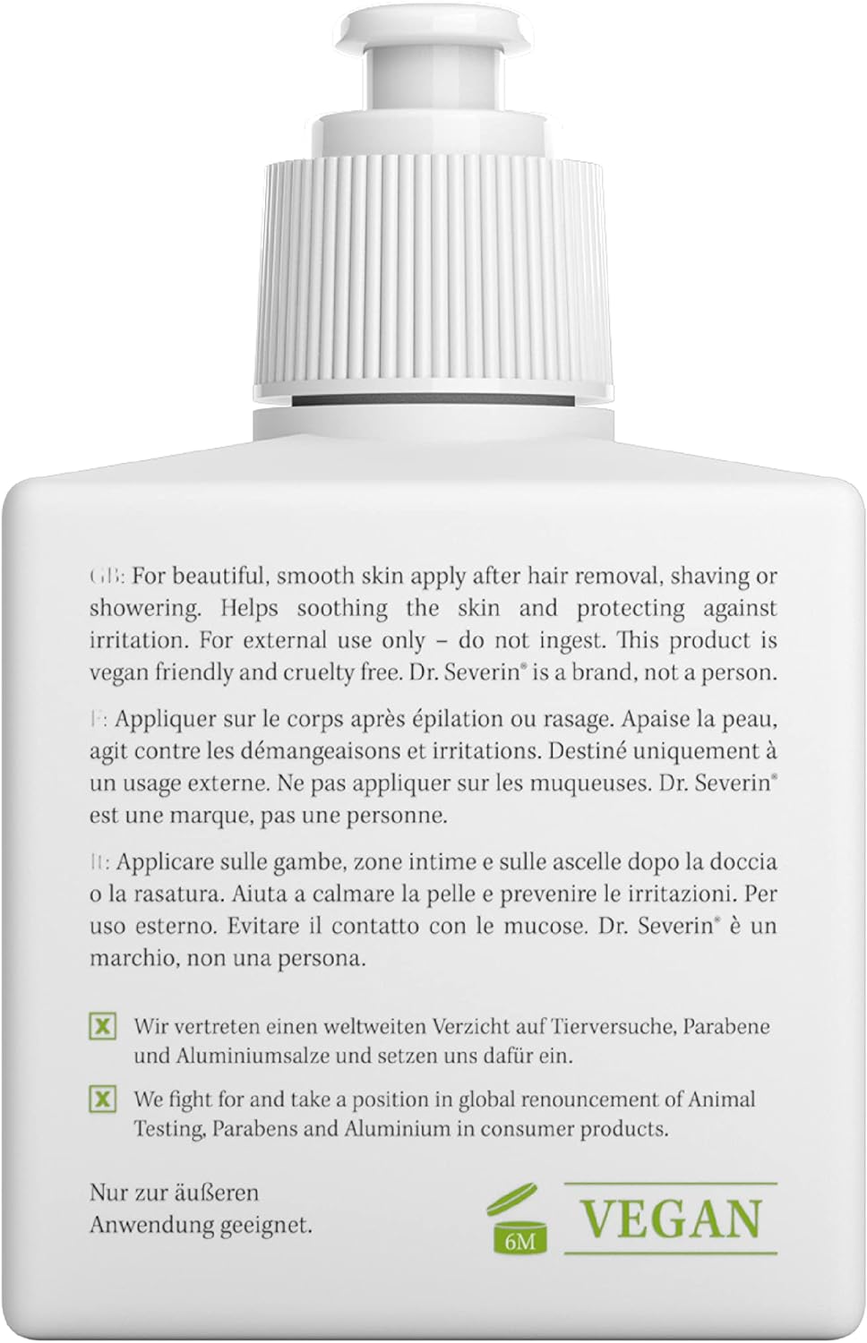 Dr. Severin® Men Original Body Aftershave Balsam I gegen Rasierpickel I befreit von Irritationen I K