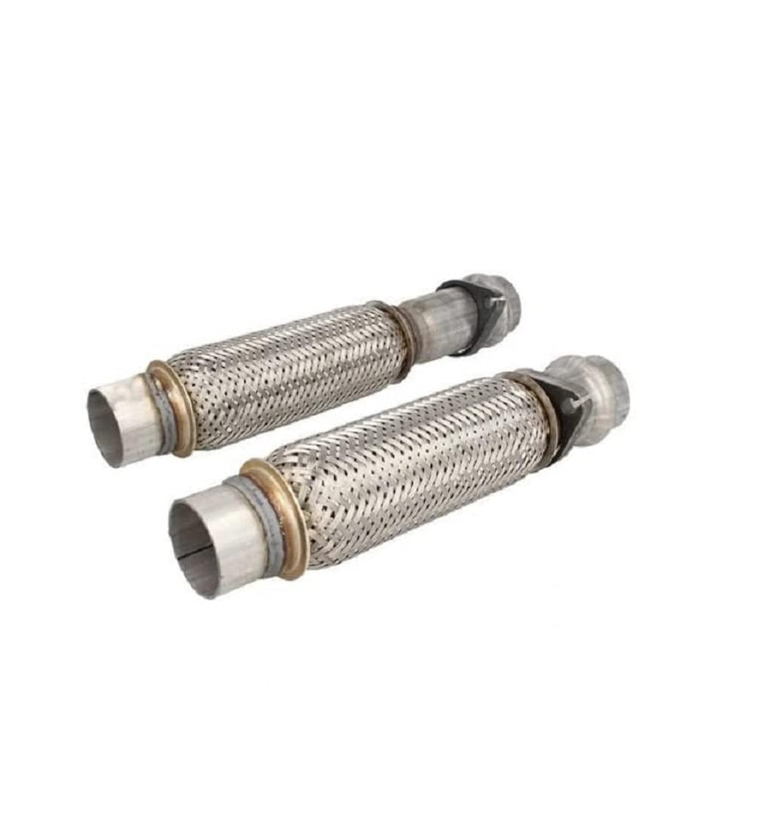 Flexrohr Reparaturrohr Katalysator mit Flansch kompatibel mit BMW E39 525d 530d M57