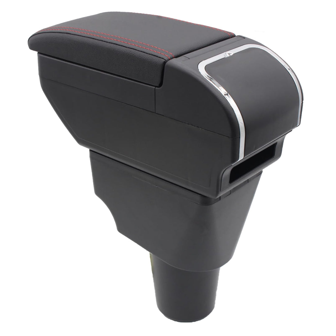 KAERGK Auto Armlehne für Kia Picanto 2006-2019 Doppelschicht Mittelkonsole Grosse Aufbewahrungsbox m