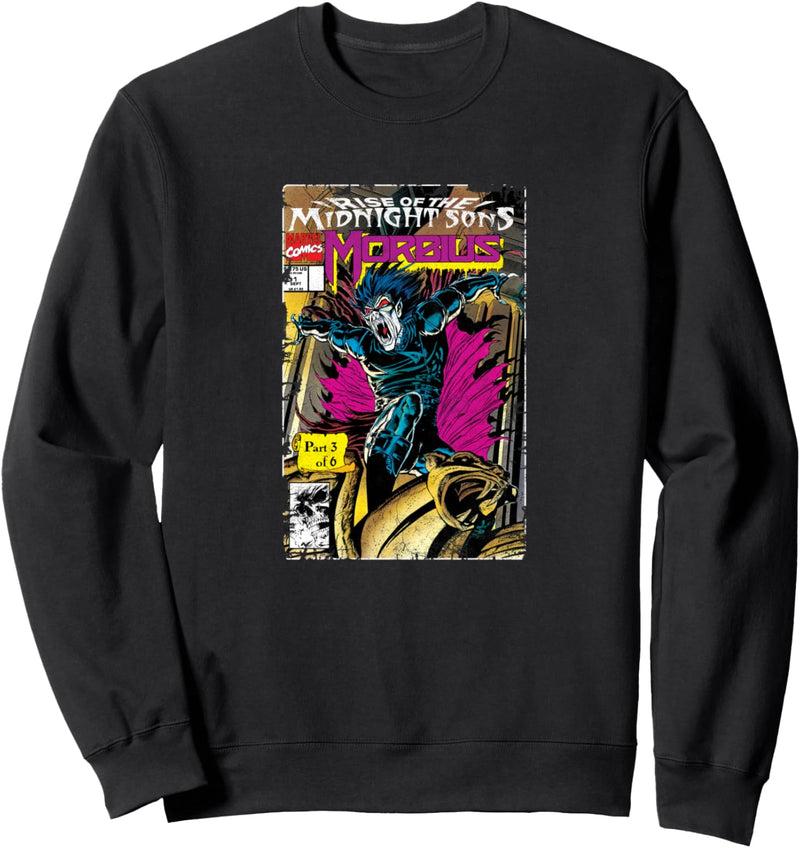 Marvel Morbius Rise Of The Midnight Sons Comic Cover Sweatshirt