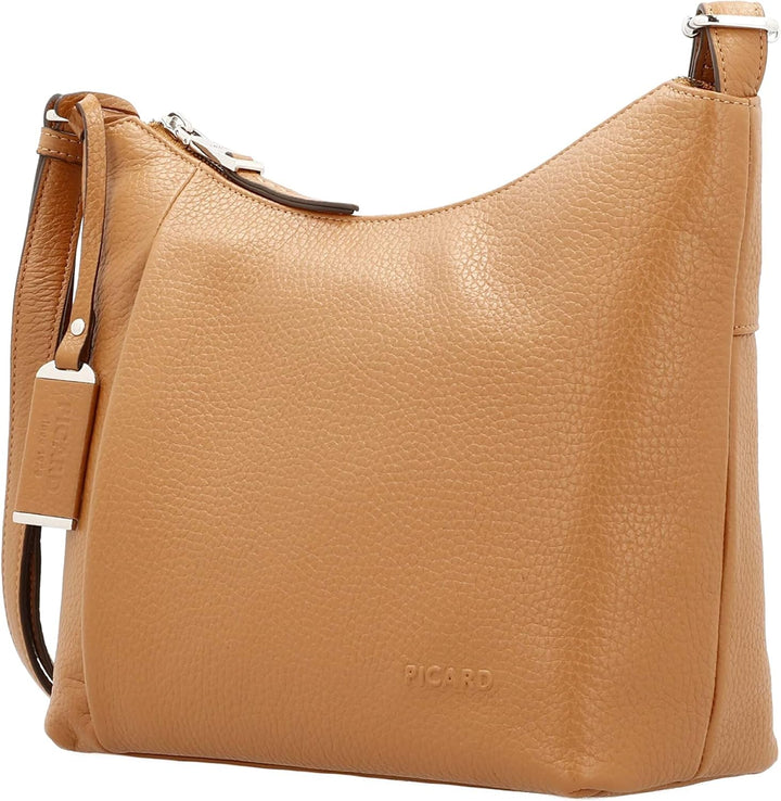 Picard Damen Schultertasche PURE aus Echtleder Mittel | mit Reissverschluss | Schultertasche | Allta