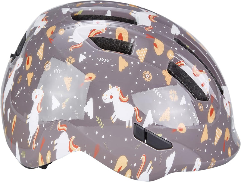 ABUS Kinderhelm Smiley 3.0 - Fahrradhelm mit tiefer Passform, kindergerechten Designs & Platz für ei
