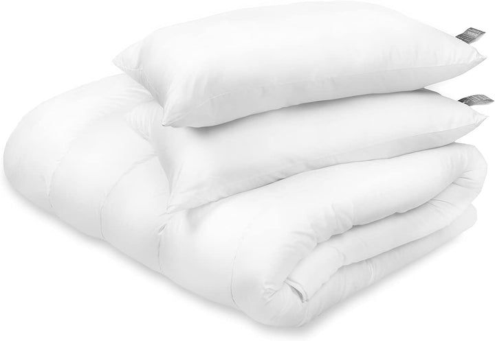 FAM Home Kissen 40x60 2er Set Weiches Mikrofaser - Kopfkissen 40x60 Allergiker mit Optimaler Stütze