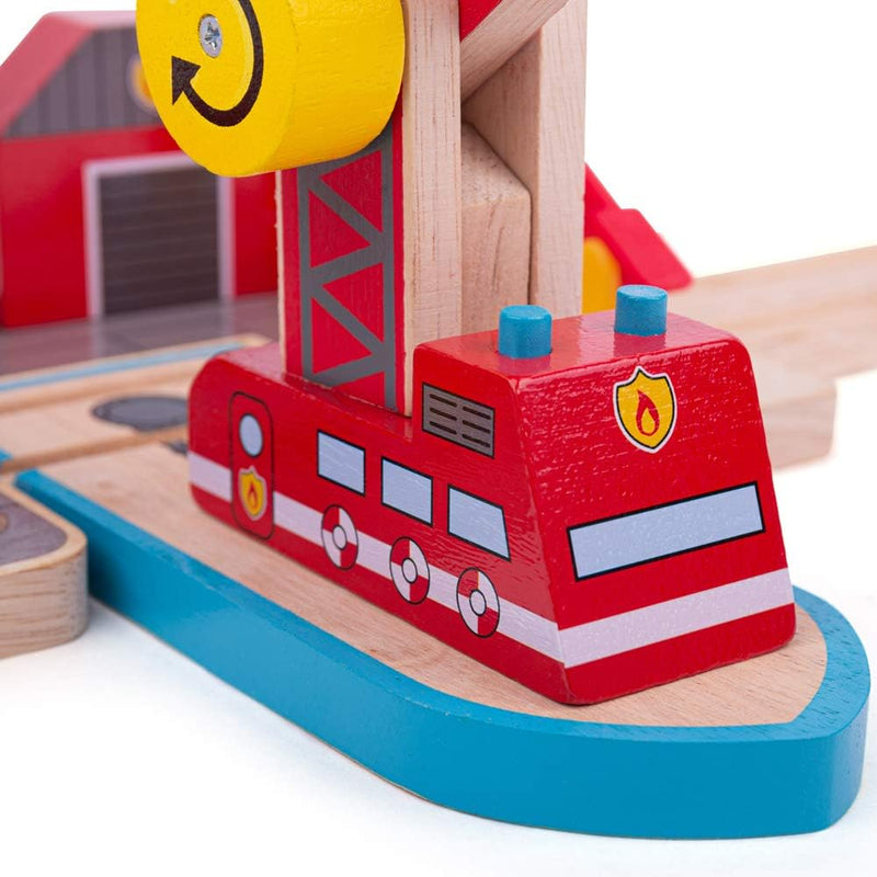 Bigjigs Rail Feuerwehrschiff