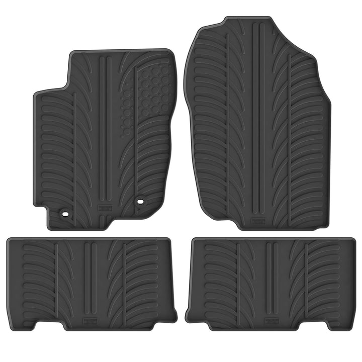 GLEDRING 0267 Satz Gummimatten passend für Toyota RAV4 IV 2WD/4WD 2013-2018 (T Profil 4-teilig + Mon