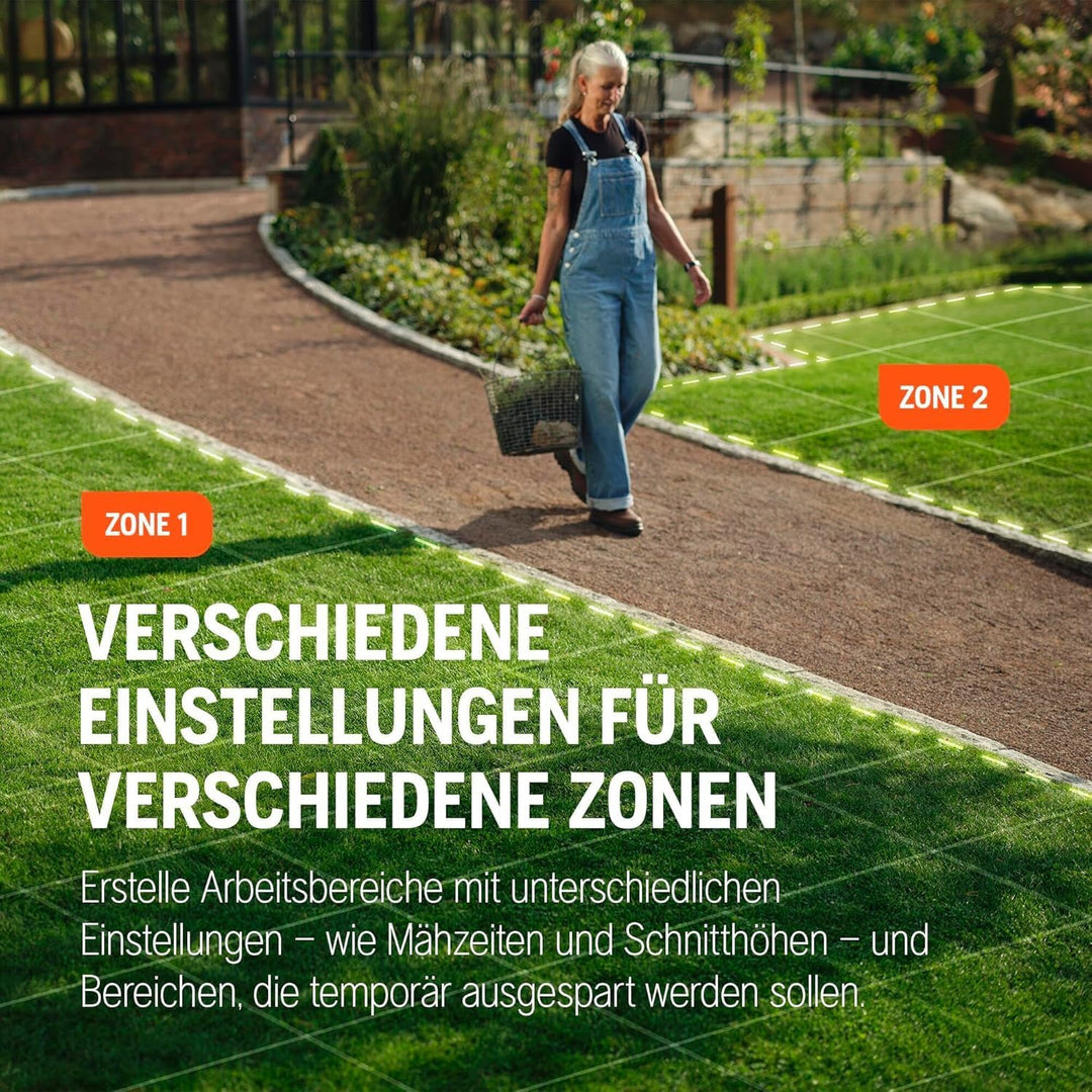 HUSQVARNA Automower® Aspire R6V Mähroboter – ohne Begrenzungskabel, AI Vision, GPS-Navigation, App-S