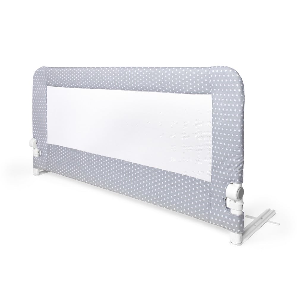 Interbaby BR006 Bettgitter 1.50 für Babys und Kinder - Sternmodel, grau, 3 kg, Sternmodel 150 cm