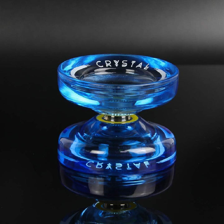 Reaktionsfähiges JoJo für Kinder K2 Crystal Blue, Kunststoff JoJo, professionelles Yoyo mit Nicht re