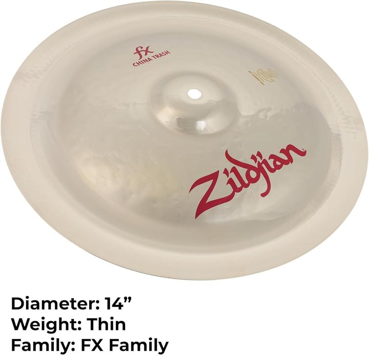 Zildjian FX Cymbals Series - 14" Oriental China Trash Cymbal 14 Zoll, 14 Zoll