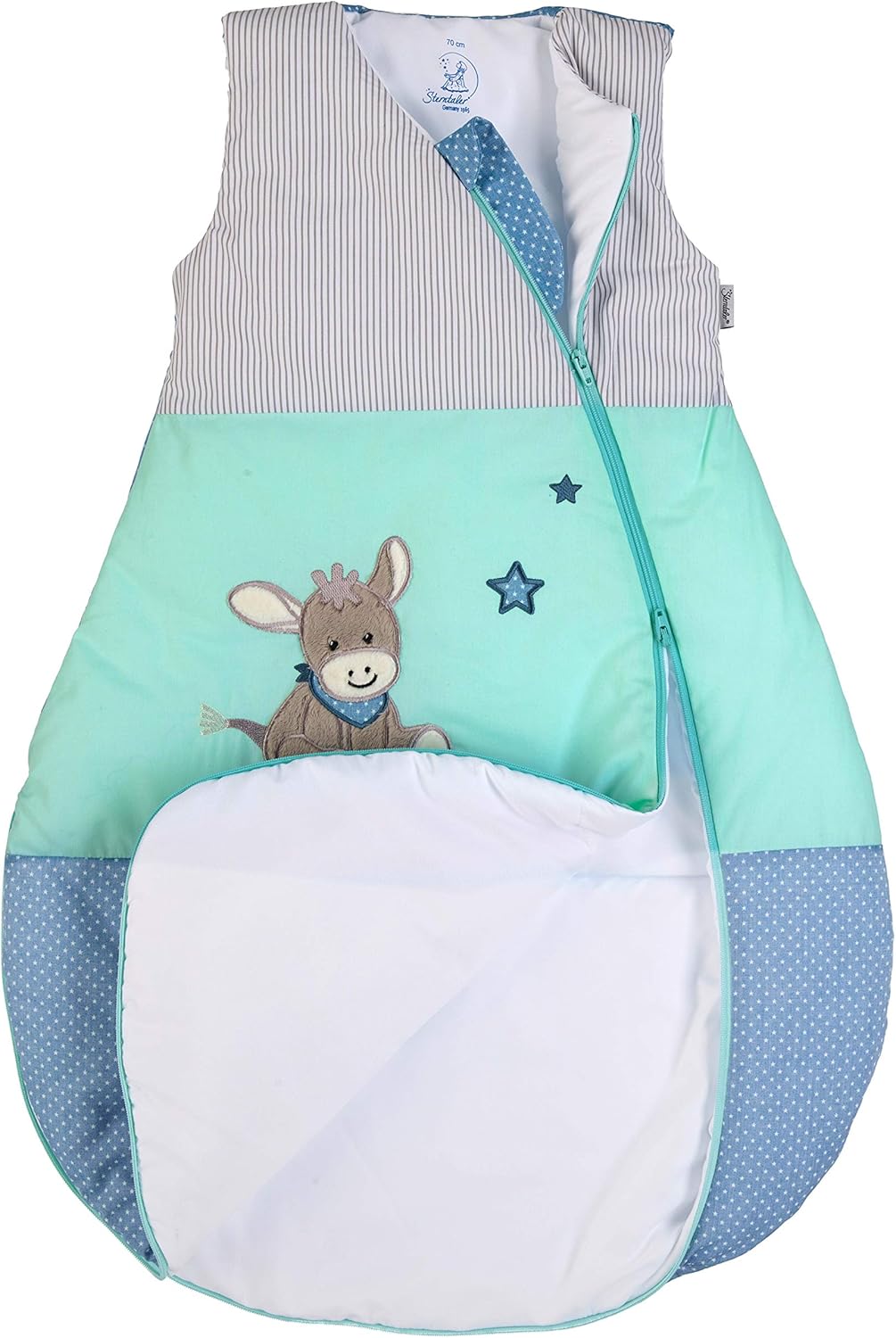 Sterntaler Unisex Kinder Funktionsschlafsack, Pony Pauline, Ganzjährig, Wärmeregulierung, Reissversc