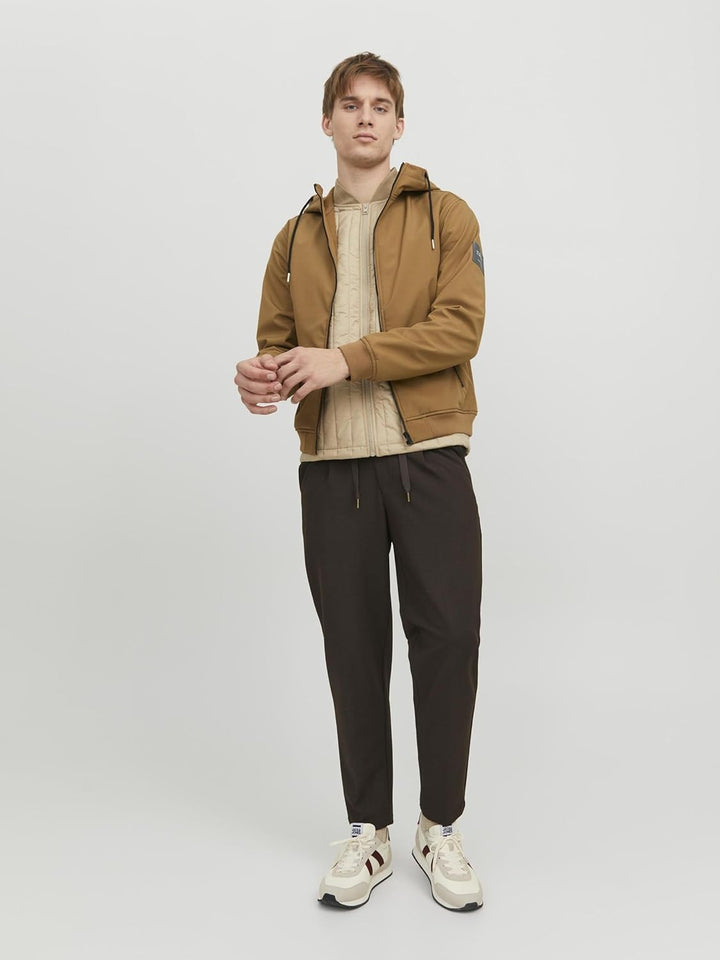 JACK & JONES Male Softshell Jacke Softshell Jacke, Otter