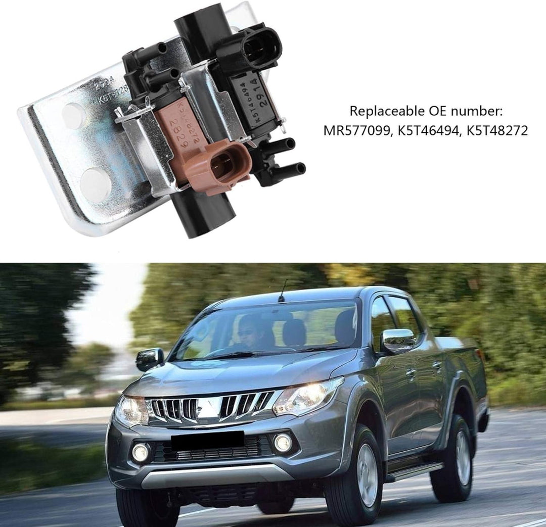 Qiilu Emissionsmagnetventil, Auto-Turbo-Boost-Emissionsmagnetventil für Mitsubishi Sho_gun Triton L2