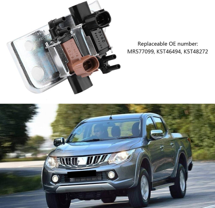 Qiilu Emissionsmagnetventil, Auto-Turbo-Boost-Emissionsmagnetventil für Mitsubishi Sho_gun Triton L2