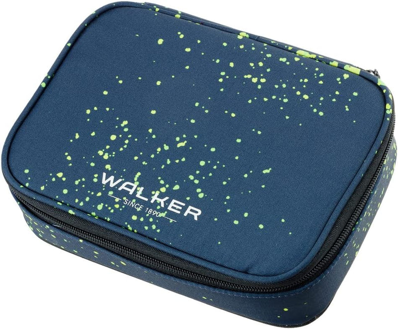 Walker 49114-373 - Schlamperbox Big "Neon Splash", Federmappe mit grossem Hauptfach, doppelseitiger