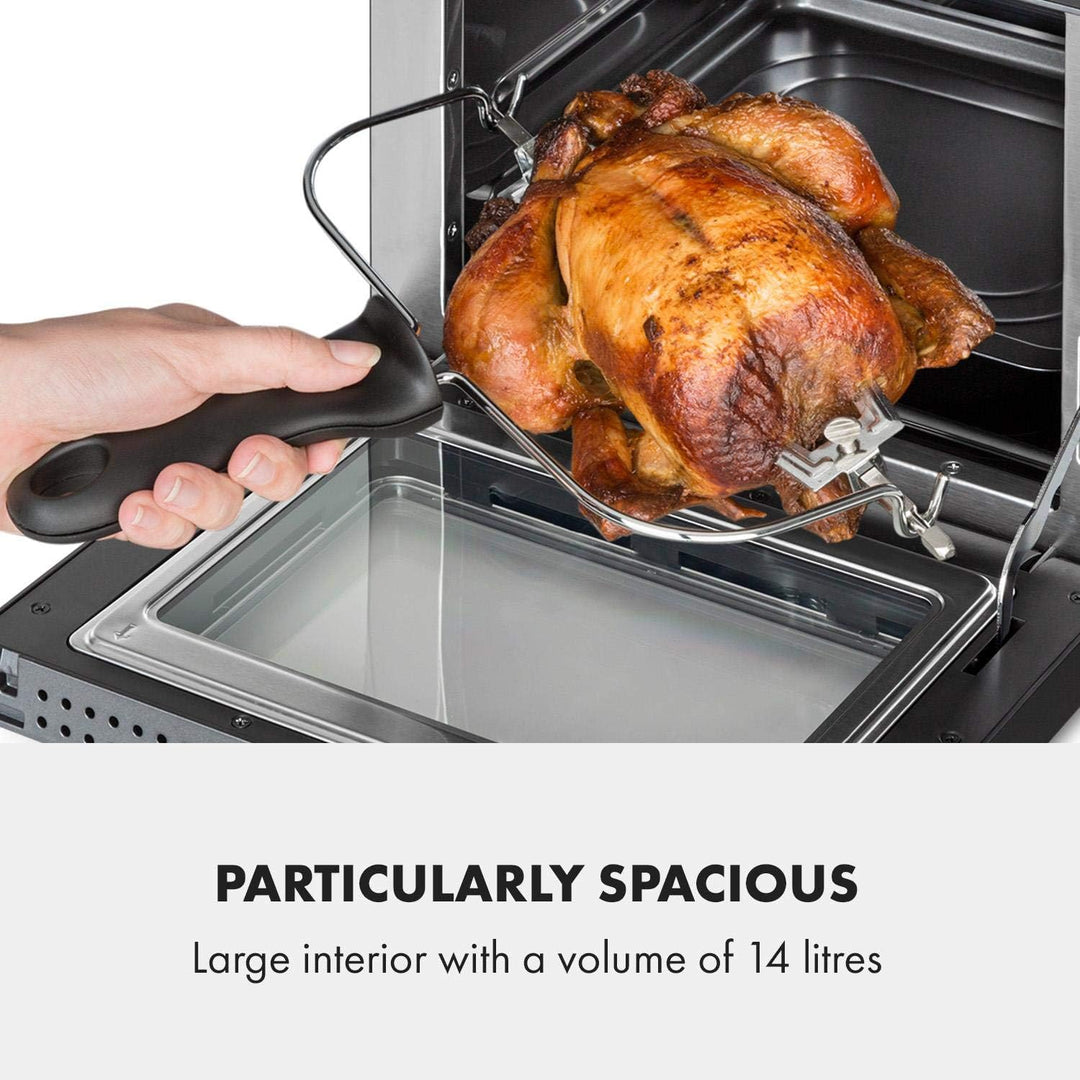 Klarstein AeroVital Cube Chef Heissluftfritteuse - 1700 W Heissluftfriteuse, Airfryer mit Touchscree