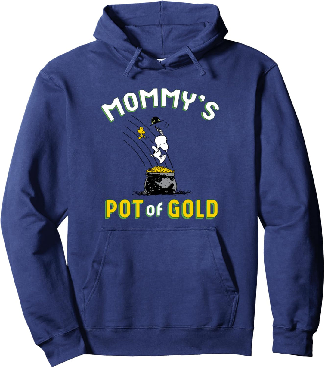 Peanuts St Patrick's Day Snoopy Topf voll Gold Pullover Hoodie