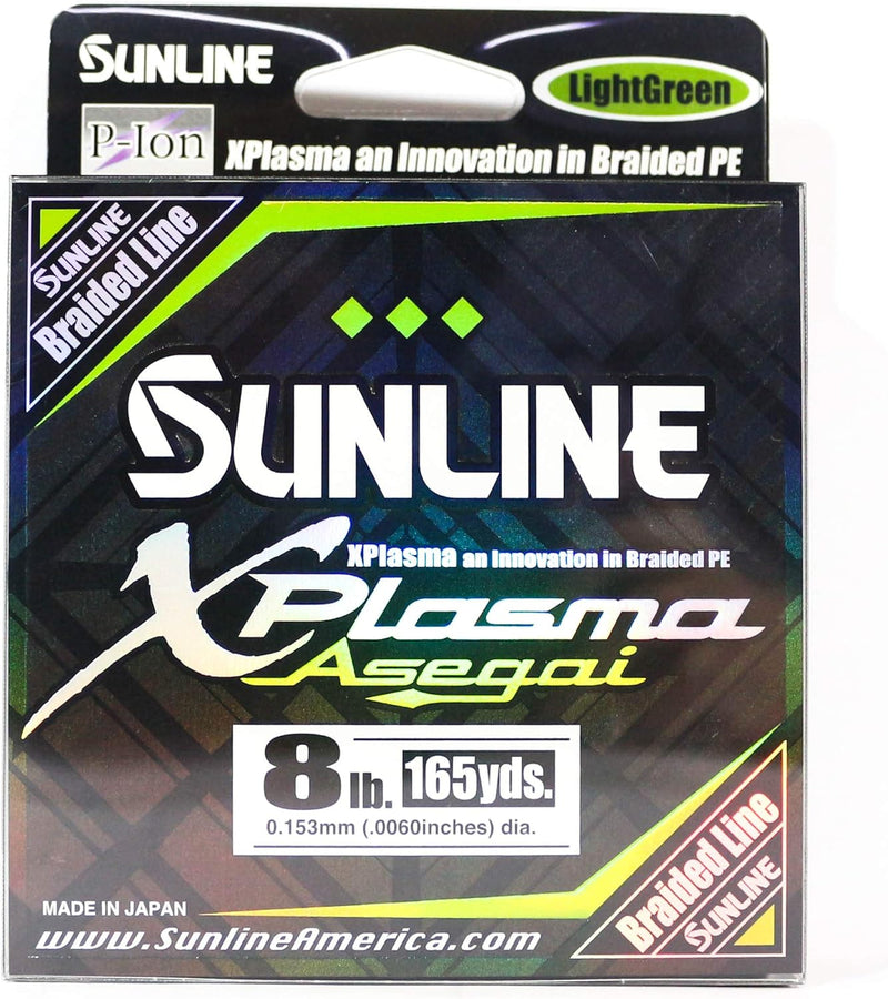 Sunline 63043200 Xplasma Asegai, hellgrün, 3,6 kg Test/165 YD