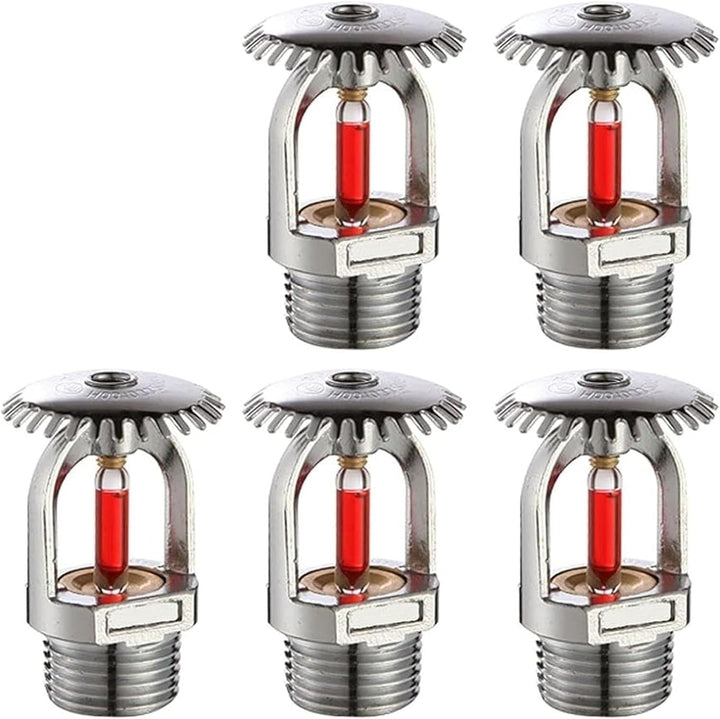 5 Stück 68 ℃/155 ℉ DN20 Upright Type Sprinkler Feuer Sprinklerkopf Feuersprinklerkopf Fire Sprinkler