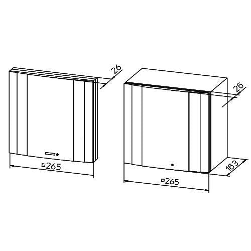 Ritzer by Helios Ventilatoreinsatz ELS VEZ 60 mit 5-6 min Nachlauf und Anlaufverzögerung, Ersatzlüft