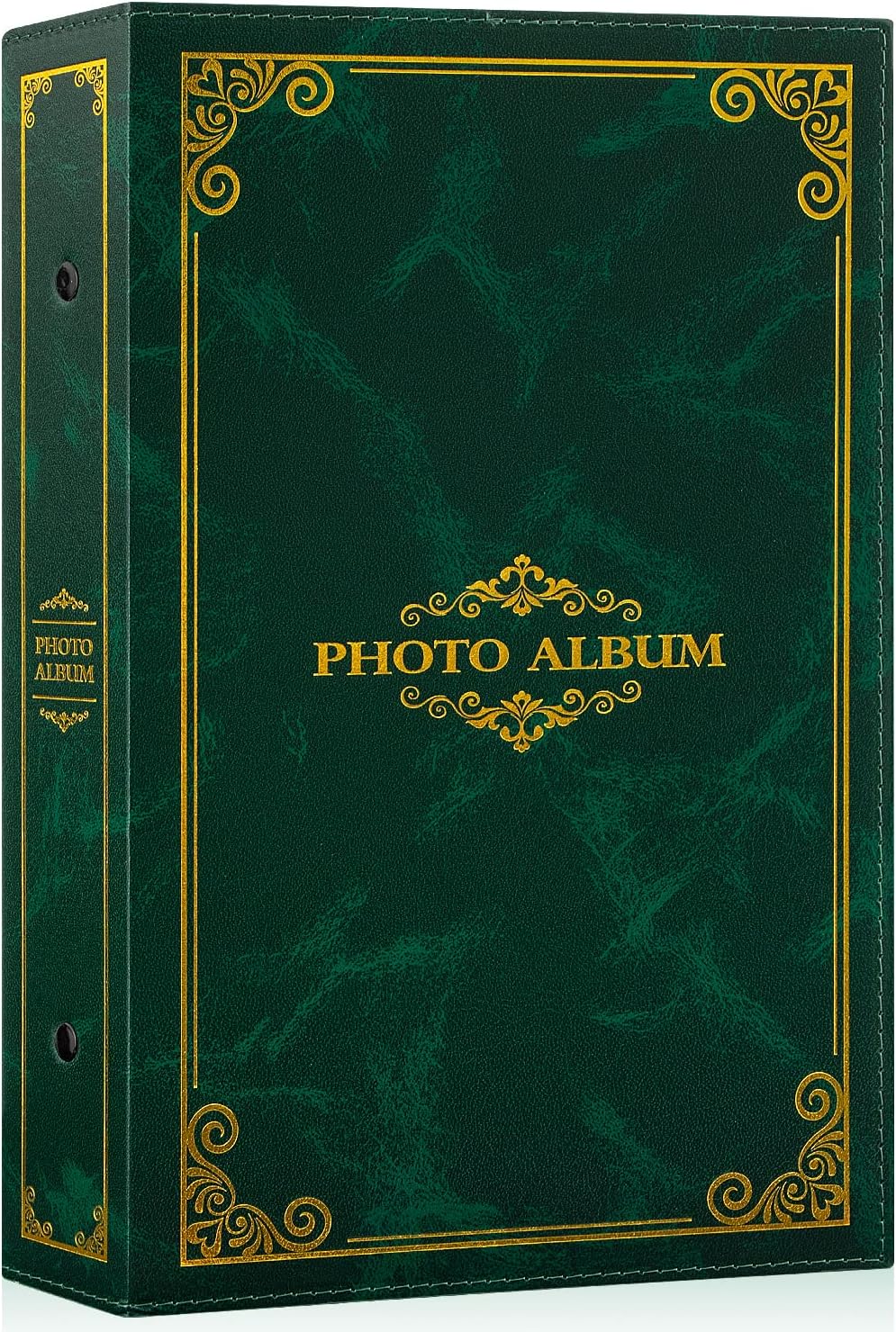 Lanpn Fotoalbum 10x15 300, Traditionell Kunstleder Einstecken Einsteckalbum für Querformat Fotos Bil