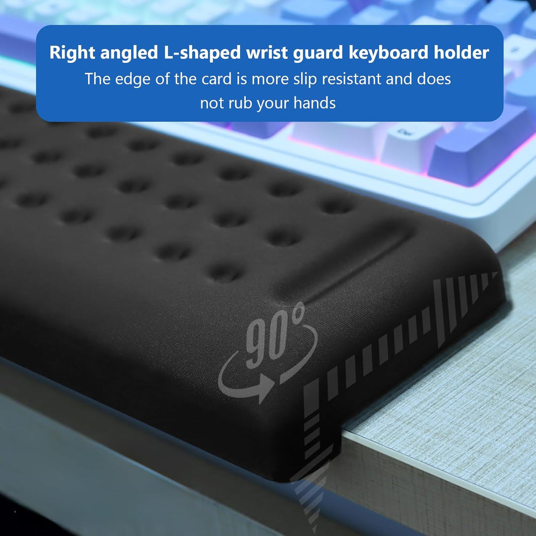 2er Set Memory-Schaum Handgelenkauflage & Ellbogenauflage, Ergonomische L-förmige Armauflage Abnehmb