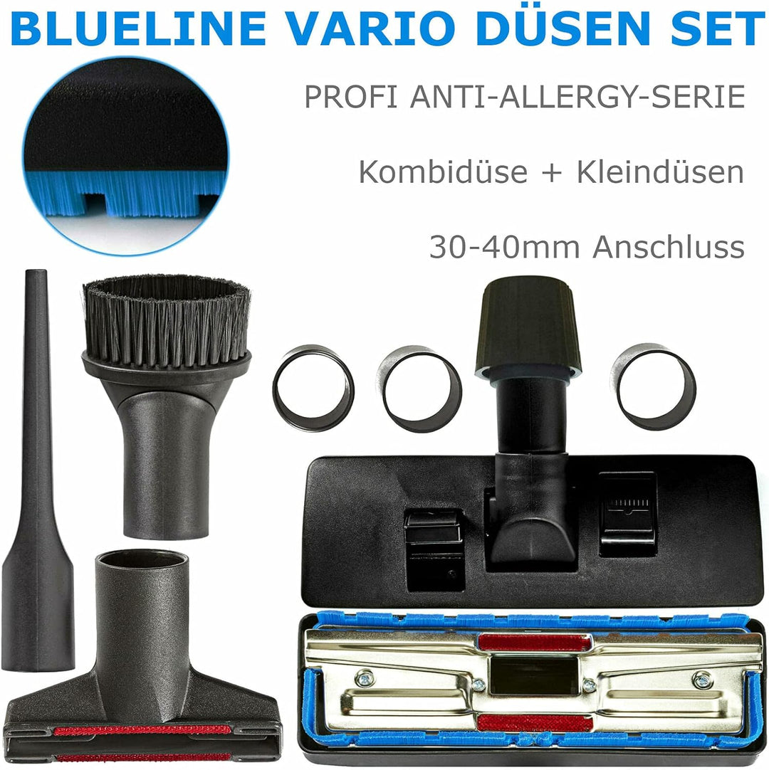 Staubsauger Set Kombidüse Düse Bürste Bodendüse kompatibel mit arnica Bora 4000 Hydra Mila Lotus Tes