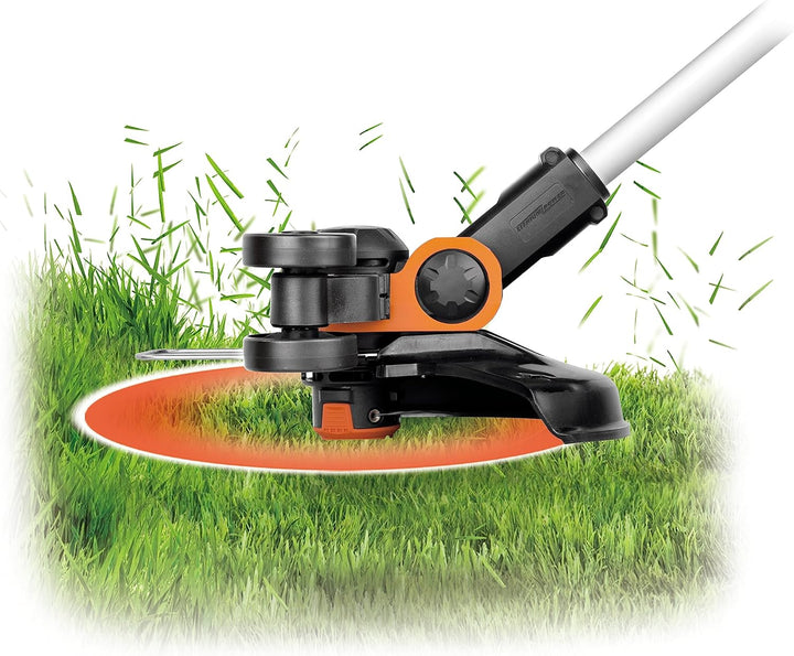 WORX WG163E.9 Akku Rasentrimmer 20V – Kantenschneider Rasen – 2-in-1 Funktion: Rasentrimmer und Kant