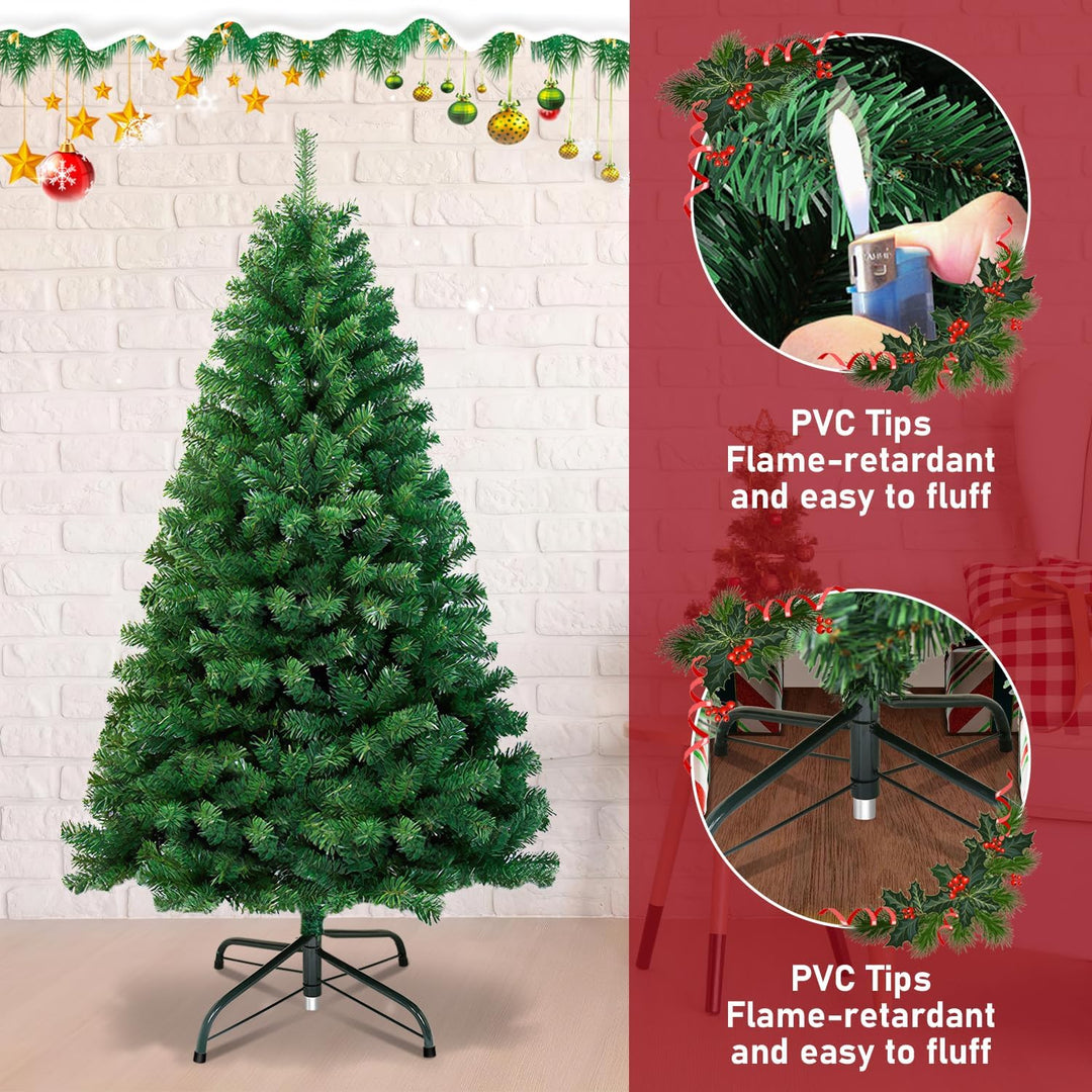Weihnachtsbaum künstlich 180cm Künstlicher Weihnachtsbaum 770 Spitzen Plastik Tannenbaum unechter,Ch