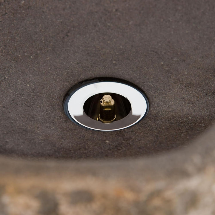 wohnfreuden Pop Up Ablauf-Ventil ohne Überlauf für Waschbecken & Waschtisch - Universal Ablaufgarnit