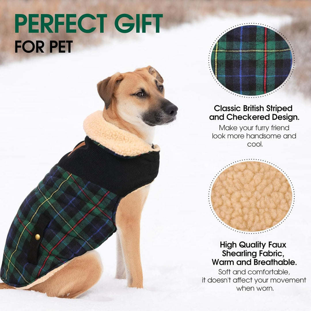 CITÉTOILE Warme Hundemantel Fleece, Wintermantel Winterjacken für Kleine/Grosse/Mittlere Hunde, Hund