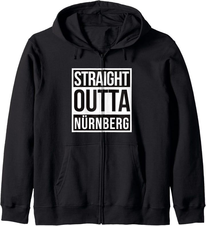 Straight Outta Nürnberg Kapuzenjacke