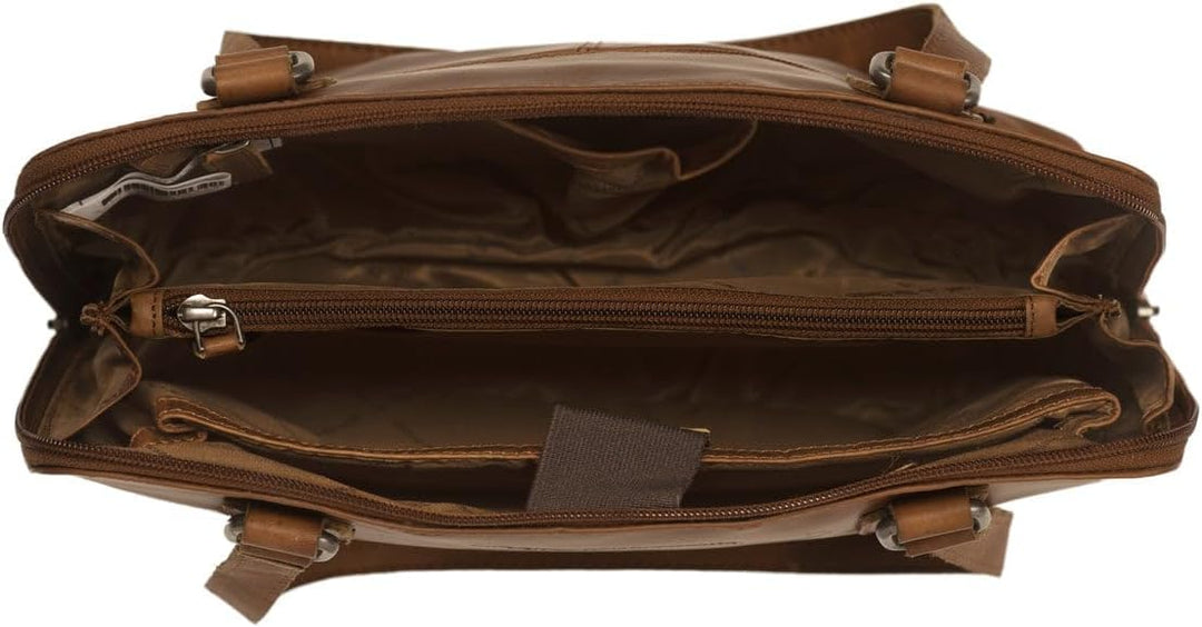The Chesterfield Brand Manon - Handtasche Leder 35 cm Cognac, Cognac
