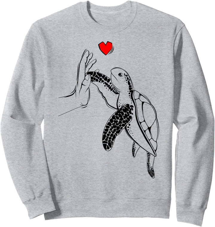 Schildkröten Liebe Kinder Mädchen Damen Schildkröte Sweatshirt