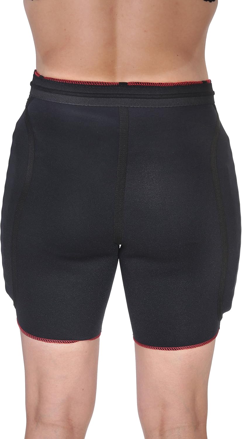 TSM Torwarthose aktiv 2190 Hüftpolsterhose Thermohose Shorts Hose dunkelblau/rot L Schwarz, L Schwar