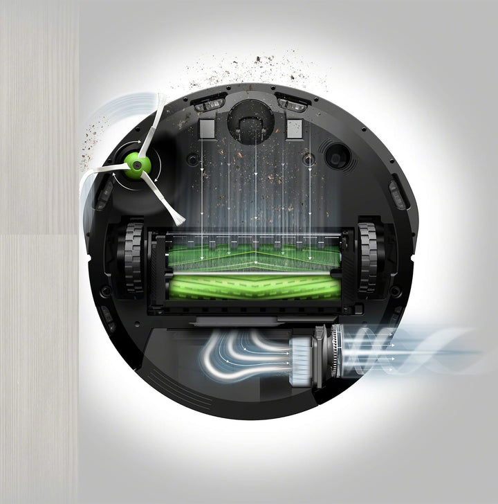 iRobot Roomba i3 (i3152) App-steuerbarer Saugroboter (Staubsauger Roboter), 2 Gummibürsten für alle