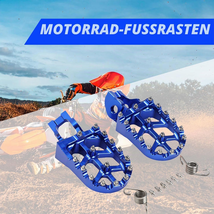 Fussrasten Motorrad,CNC MX Fussrasten Fussrasten Ruhepedale Für 2016-2018 TC FC TE FE 85-501 TX FX 1