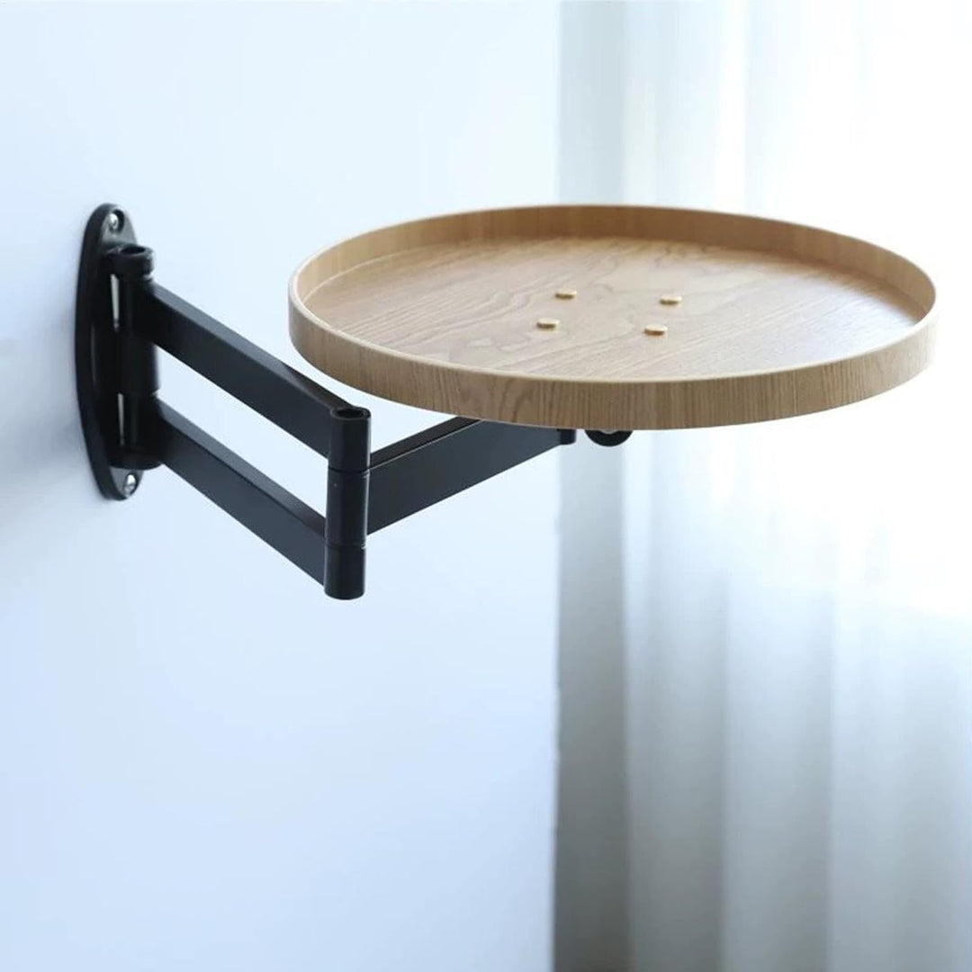 Wandmontierter Tisch, drehbarer Betttisch, einziehbar, schwebender Schreibtisch, nach unten, platzsp