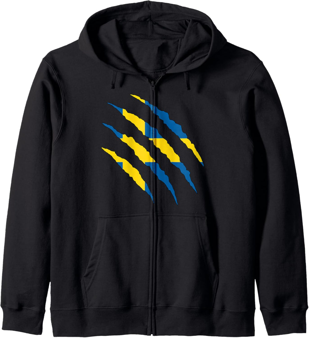 Schwedische Flagge Schweden Kapuzenjacke