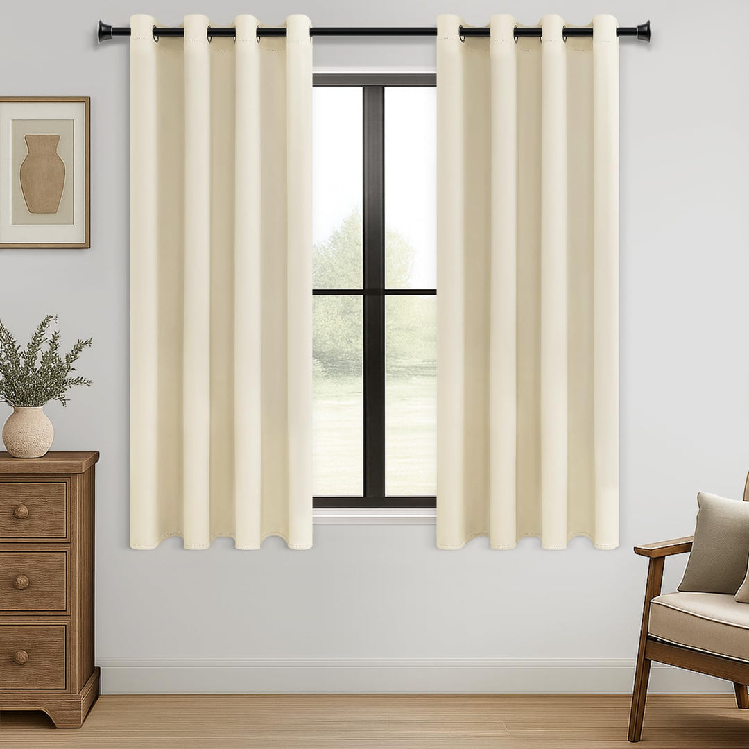 MRTREES Vorhang Blickdicht Gardinen Thermovorhang mit Ösen Verdunklungsvorhang Ösenschal Vorhänge Ku