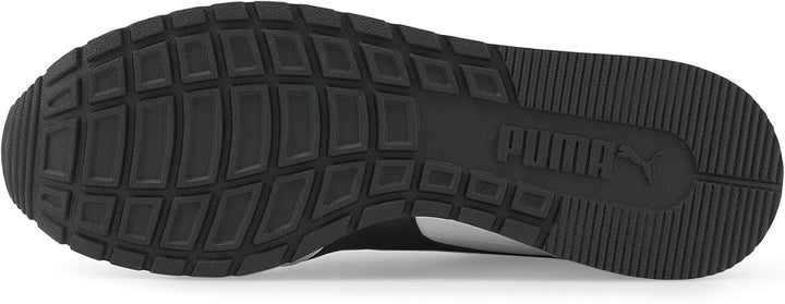 PUMA Unisex St Runner L Low-Top 44.5 EU Puma White Puma Black, 44.5 EU Puma White Puma Black