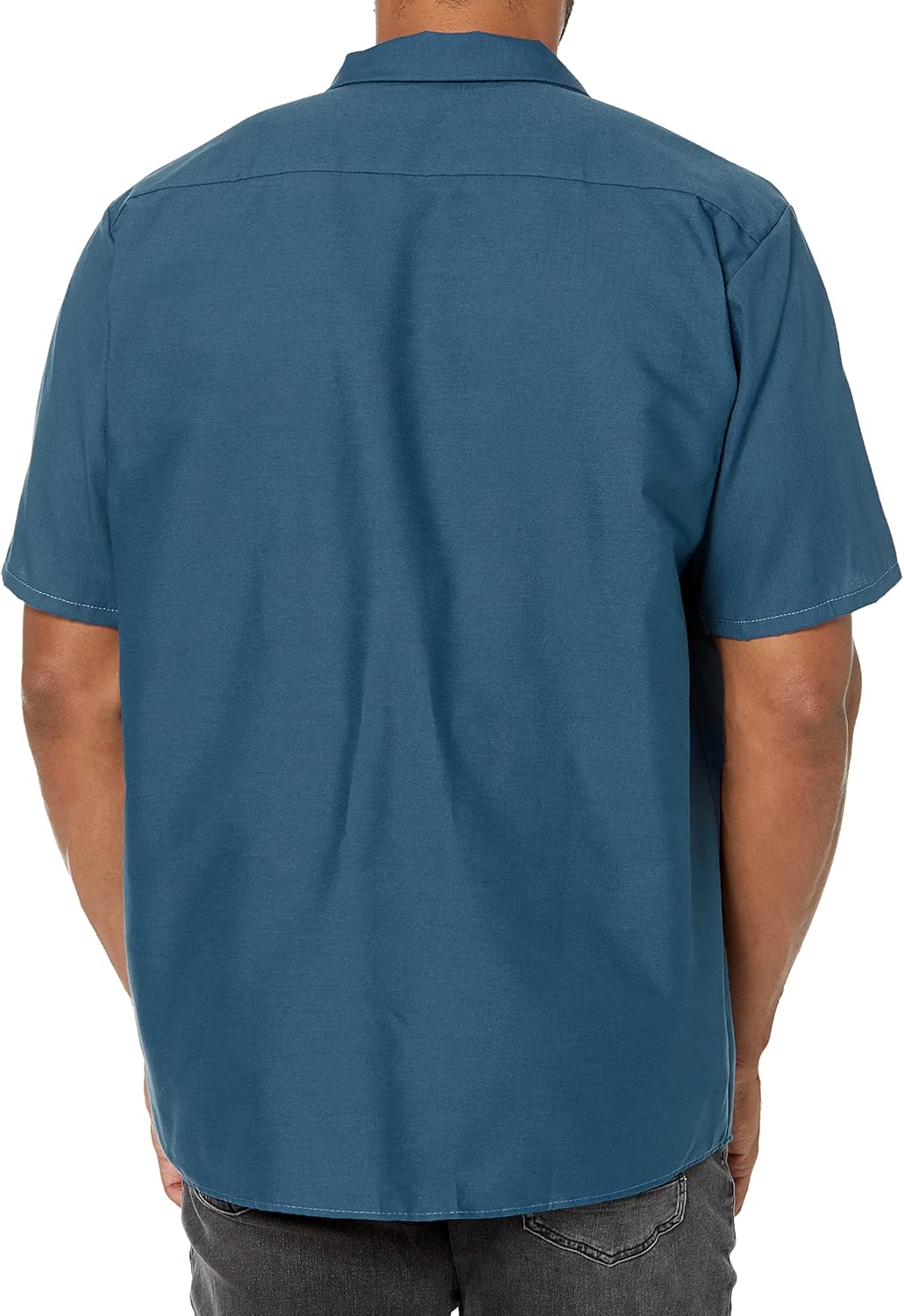 Red Kap Herren Men's Short Sleeve Industrial Work Shirt Work Utility Hemd (1er Pack) M Dunkelblau, M