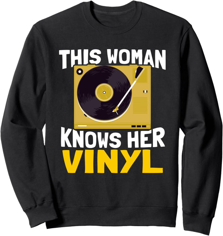 Vinyl LP Schallplatte - Plattensammler Schallplatte Sweatshirt
